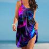 Summer Dresses for Women 2023 Beach Spring Floral Print Tank Dress Sleeveless Cover Up Sundress Casual Boho Dress view 2