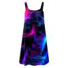 Summer Dresses for Women 2023 Beach Spring Floral Print Tank Dress Sleeveless Cover Up Sundress Casual Boho Dress view 3