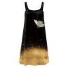Womens Dresses Spring Plus Size Dress for Women Women 2023 Summer Casual Halter Neck A-Line Dress Sleeveless Belted Swing Pleated Cocktail Party Beach Mini Dresses Women's 2023 Summer Dress view 3