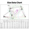 HIMALO Carbon Fiber Road Bike Frameset Disc Brake Thru Axle Breaking Wind Racing Frame 43.5/46/48/50/52/54/56CM Internal Routing  for 700C Wheels (Color : Dark Gray, Size : 43.5CM) view 2