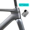 HIMALO Carbon Fiber Road Bike Frameset Disc Brake Thru Axle Breaking Wind Racing Frame 43.5/46/48/50/52/54/56CM Internal Routing  for 700C Wheels (Color : Dark Gray, Size : 43.5CM) view 3