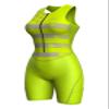 Sparx Women Triathlon Suit Tri Short Racing Cycling Swim Run (Medium, Neon Flag) view 1