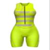 Sparx Women Triathlon Suit Tri Short Racing Cycling Swim Run (Medium, Neon Flag) view 2
