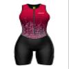 Sparx Women Triathlon Suit Tri Short Racing Cycling Swim Run (Small, Burgundy) view 2