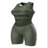 Sparx Women Triathlon Suit Tri Short Racing Cycling Swim Run (XL, Army) view 1