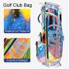 RIFWOVE Lightweight Stand Carry Bag, Lightweight Organized, Golf Bag Golf Stand Bag for Men & Women, Fabric, Made of Nylon, Waterproof and Wear-Resistant view 2