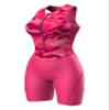 Sparx Women Triathlon Suit Tri Short Racing Cycling Swim Run (2XL, Pink Camo) view 1