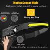 Headlamp Rechargeable, 230 Wide Beam Head Lamp LED with Motion Sensor for Adults - Camping Accessories Gear, Waterproof Head Light Flashlight for Hiking, Running, Repairing, Fishing, Cycling Visit th view 3