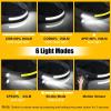 Headlamp Rechargeable, 230 Wide Beam Head Lamp LED with Motion Sensor for Adults - Camping Accessories Gear, Waterproof Head Light Flashlight for Hiking, Running, Repairing, Fishing, Cycling Visit th view 4