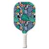 TigerTail Sports Toucan Colorful Design Pickleball Paddle, USA Pickleball Approved, White Trim view 1