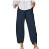 Loose Pants for Women Capri Dandelion Pants for Summer Beach Boho Trendy Dressy Casual Elastic Waist Cropped Pants view 1