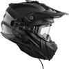 CKX Titan Original Carbon Electric Combo Helmet  Trail and Backcountry Solid No Shield view 1