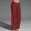 Women Linen Pants Dressy Casual Straight Leg High Elastic Waist Beach Trousers Trendy Drawstring Relaxed Fit Pant with Pocket view 2