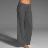 Women Linen Pants Dressy Casual Straight Leg High Elastic Waist Beach Trousers Trendy Drawstring Relaxed Fit Pant with Pocket view 2