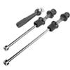 Alomejor Aluminum Alloy Road Anti Theft Quick Release Skewers Wheels Locking Security (Black) view 2