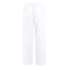 Women Linen Pants Dressy Casual Straight Leg High Elastic Waist Beach Trousers Trendy Drawstring Relaxed Fit Pant with Pocket view 4