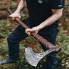 VIKING HOUSE I Two Handed Berserker Axe, Hand Forged Steel Axe,Norse Battle Axe,Scandinavian Style Viking Axe,Viking Bearded Tactical,Functional Axe, History of Viking (TH001) view 1