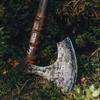 VIKING HOUSE I Two Handed Berserker Axe, Hand Forged Steel Axe,Norse Battle Axe,Scandinavian Style Viking Axe,Viking Bearded Tactical,Functional Axe, History of Viking (TH001) view 4