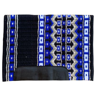 Western Saddle Pad/Show Ranch Pad Custom Handmade New Zealand Wool Oversized ME-WSP-033 (34 x 38 Inches)