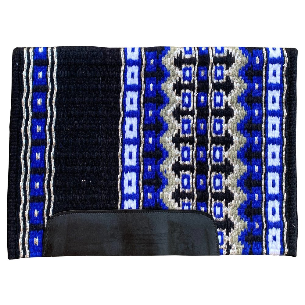 Western Saddle Pad/Show Ranch Pad Custom Handmade New Zealand Wool Oversized ME-WSP-033 (34 x 38 Inches)