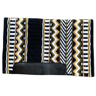 Western Saddle Pad/Show Ranch Pad Custom Handmade New Zealand Wool Oversized ME-WSP-035 (34 x 40 Inches)