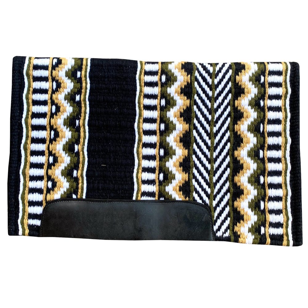 Western Saddle Pad/Show Ranch Pad Custom Handmade New Zealand Wool Oversized ME-WSP-035 (34 x 40 Inches)