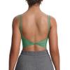 Aoxjox Women's Workout Sports Bras Fitness Yoga Crop Tank Metamorph Twist Back Cami (Sage Green, XX-Small) view 1