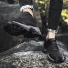 BORAMAX Men's Walking Shoes Lightweight Running Shoes Men's Outdoor Hiking Shoes Ultra Light Casual Non Slip Athletic Shoes Black view 2