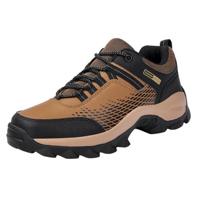 BORAMAX Men's Walking Shoes Lightweight Running Shoes Men's Outdoor Hiking Shoes Ultra Light Casual Non Slip Athletic Shoes Brown