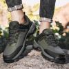 BORAMAX Men's Walking Shoes Lightweight Running Shoes Men's Outdoor Hiking Shoes Ultra Light Casual Non Slip Athletic Shoes Green view 2