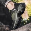 BORAMAX Men's Walking Shoes Lightweight Running Shoes Men's Outdoor Hiking Shoes Ultra Light Casual Non Slip Athletic Shoes Green view 3