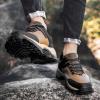 BORAMAX Men's Walking Shoes Lightweight Running Shoes Men's Outdoor Hiking Shoes Ultra Light Casual Non Slip Athletic Shoes Brown view 2