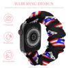 Puerto Rico PR Flag Elastic Solo Loop Bands Cute Printed Watch Strap Watchband Compatible for Apple Watch 38mm/40mm view 3