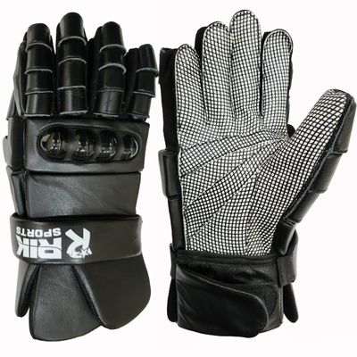 Hema Genuine Leather Fencing Sports Gloves (Black, Medium)