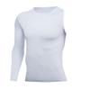 Men's Athletic Single Sleeve One Arm 1/2 Compression Shirt Sports Tight Base Layer Workout Underwear Active (White-Right-Long,Medium,Medium) view 4