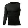 Men's Athletic Single Sleeve One Arm 1/2 Compression Shirt Sports Tight Base Layer Workout Underwear Active (Black-Right-Long,X-Large,X-Large) view 4