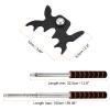 PATIKIL Retractable Billiards Cue Stick Bridge, EVA Handle Pool Cue Accessory with Removable Plastic Bridge Head for Pool Table Competition, Black view 2
