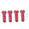 SUNGOOYUE Spoke Nipple, 100Pcs Aluminum Alloy Spoke Cover Nipple Cycling Accessory (Red) view 3