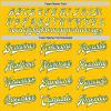 Custom Sports Jerseys Yellow Green Personalized Fade Baseball Jerseys Shirts Button Down Customize Hip Hop Softball T-Shirts Sports Team Uniform Embroided Name Number Logo view 4