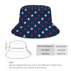 USA Flag Stars Bucket Hat for Men Women, Funny Summer Beach Fishing Hat, Packable Outdoor Sun Fisherman Hat view 2