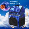 YOREPEK Basketball Bag, Large Basketball Backpack with Shoe Compartment and Ball Holder for daughter son, Water Resistant for Sport Training Equipment Fits Volleyball Gym Blue view 2