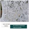 KGUDYS Camouflage Netting for Sun Protection,2/3/4/5/6/8m Military net,reticular Breathable,for Outdoor Hunting,Camping, Decoration,Anti-Aging camo Netting,Privacy nets,White-6x9m/19.7x29.5ft view 3