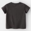 Baby Tee Toddler Kids Girls Boys Cartoon 3D Prints Loose Tops Soft Short Sleeve T Shirt Tee Tops (Dark Gray, 3 Years) view 4