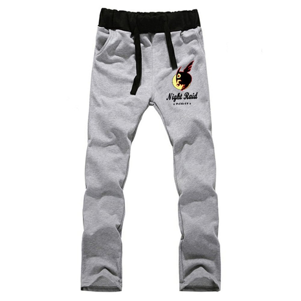 GO2COSY Anime Akame ga Kill Pants Night Raid Trousers Gym Joggers Drawstring Sports Sweatpants B