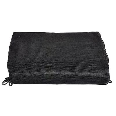 MGTCAR Trampoline Replacement Safety Enclosure Net for Round Frame Trampolines Breathable and Weather-Resistant Trampoline Net with Adjustable Straps (net Only)(Size:4.57m 10poles,Color:Black)
