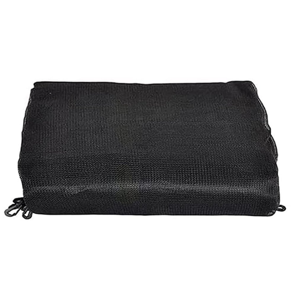 MGTCAR Trampoline Replacement Safety Enclosure Net for Round Frame Trampolines Breathable and Weather-Resistant Trampoline Net with Adjustable Straps (net Only)(Size:4.57m 10poles,Color:Black)