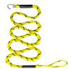 Single Hook Bungee Dock Lines  Heavy-Duty Elastic Mooring Ropes for Boats, PWCs & Kayaks | Adjustable PVC Sleeve | 316 Stainless Steel Clip (1, Yellow & Black, 7 Feet) view 1