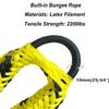 Single Hook Bungee Dock Lines  Heavy-Duty Elastic Mooring Ropes for Boats, PWCs & Kayaks | Adjustable PVC Sleeve | 316 Stainless Steel Clip (1, Yellow & Black, 7 Feet) view 3
