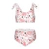 Aflyko Ocean Girls' Swimwear Axolotl Cartoon Pink 2-Piece Bikini Set Summer Swimsuit Holiday Bathing Suit Pool Party Beachwear Water Sport Tankini Set 5-6T view 1