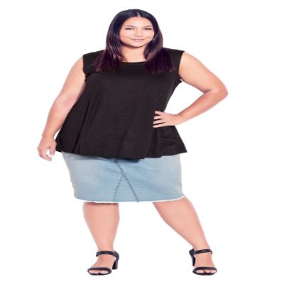 Avenue Denim Stretch Skirt